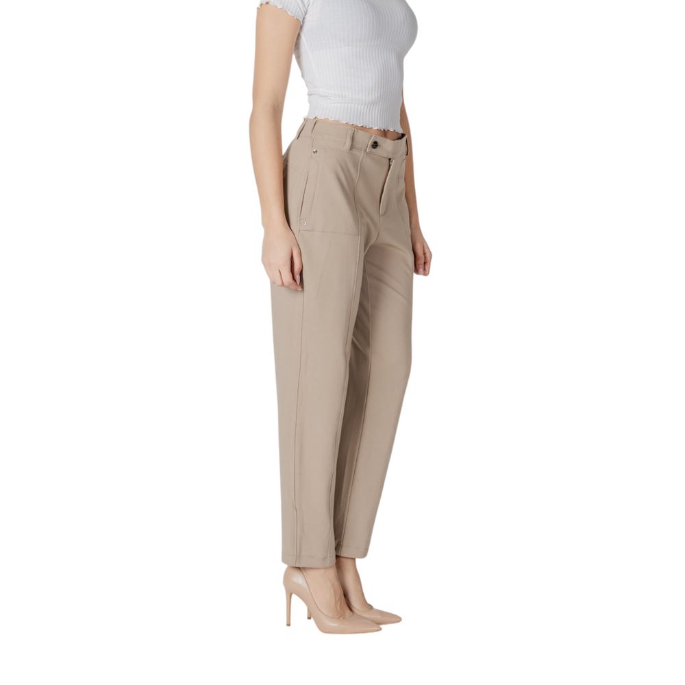 Street One Beige Viscose Pants