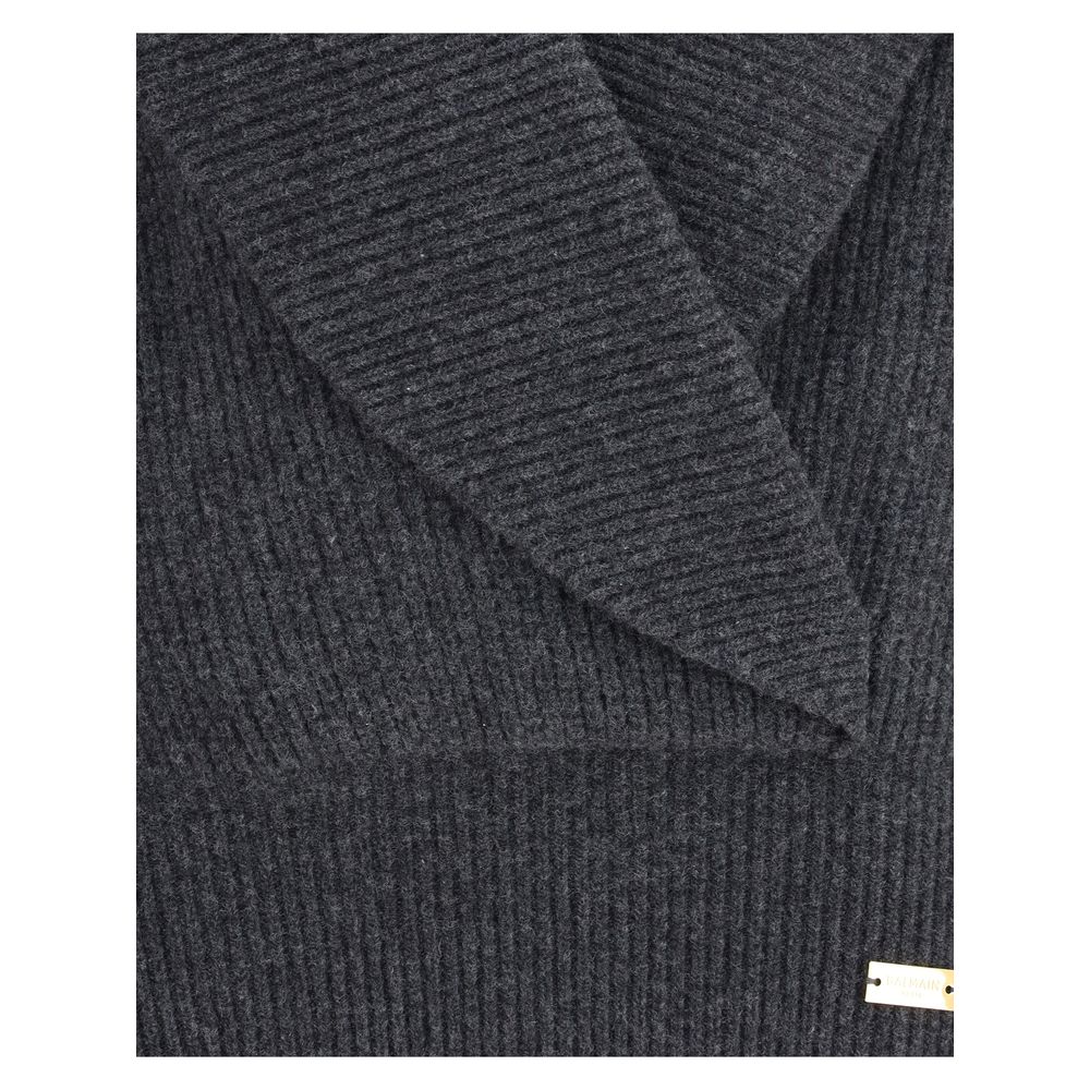 Balmain Oversized wrap-effect Sweater
