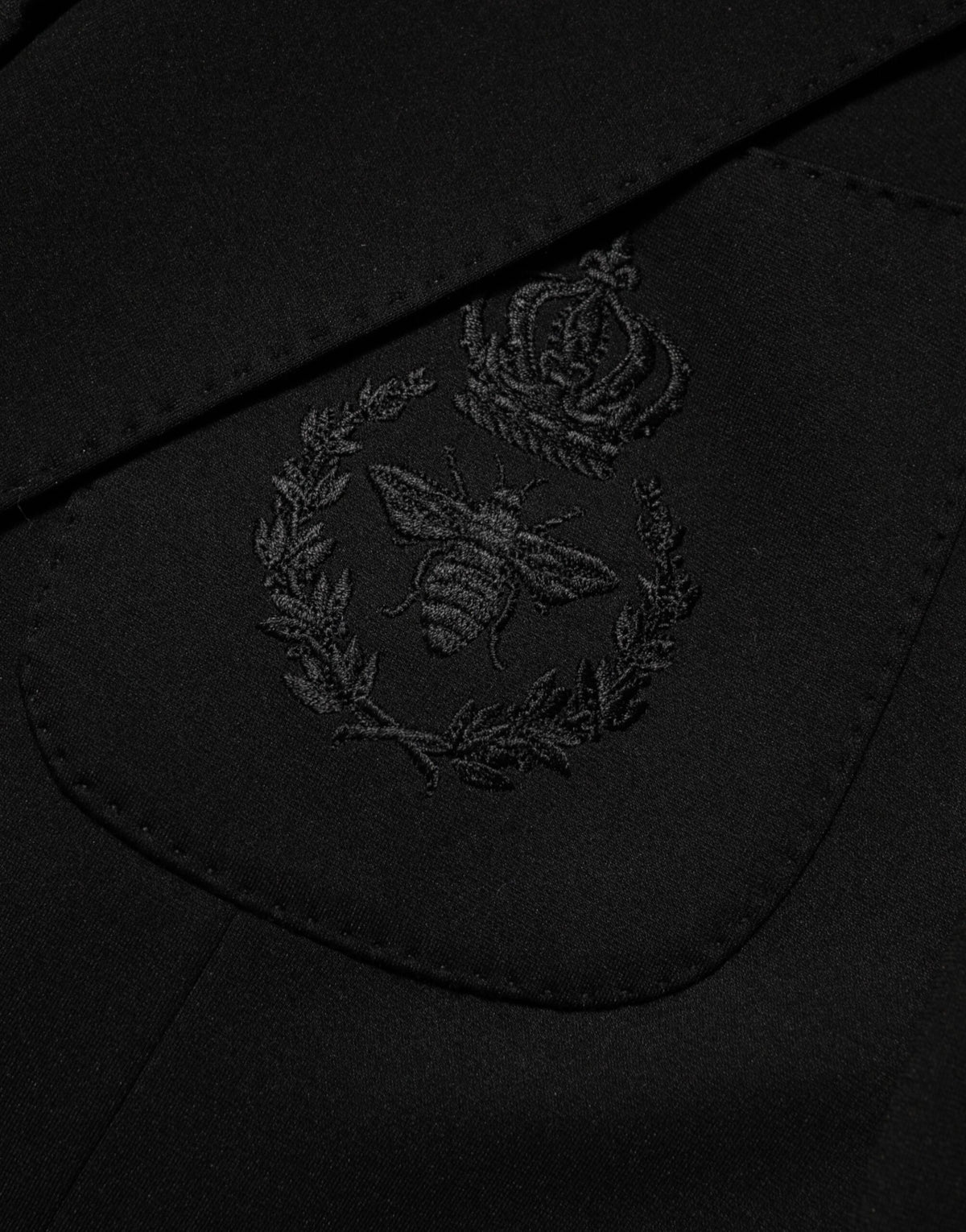 Dolce & Gabbana Black Viscose 2 Buttons Suit Jacket Blazer
