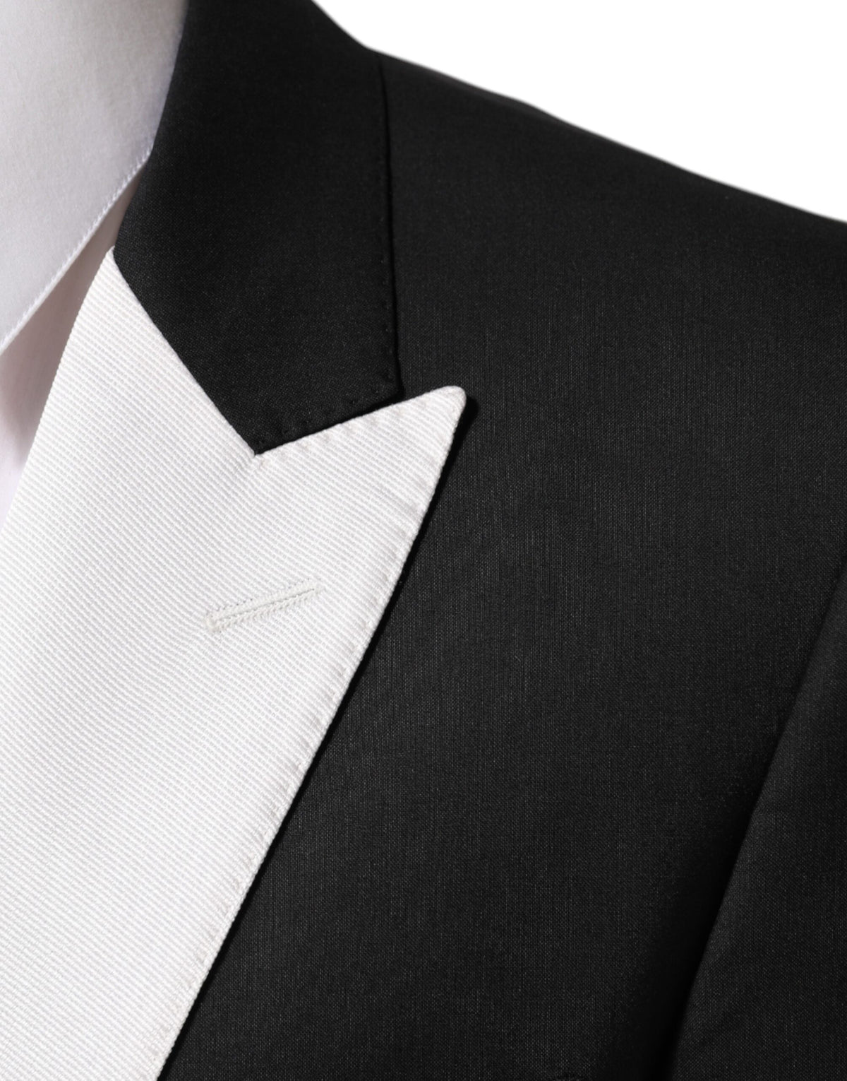 Dolce & Gabbana Black White MARTINI 1 Button Men Suit Blazer