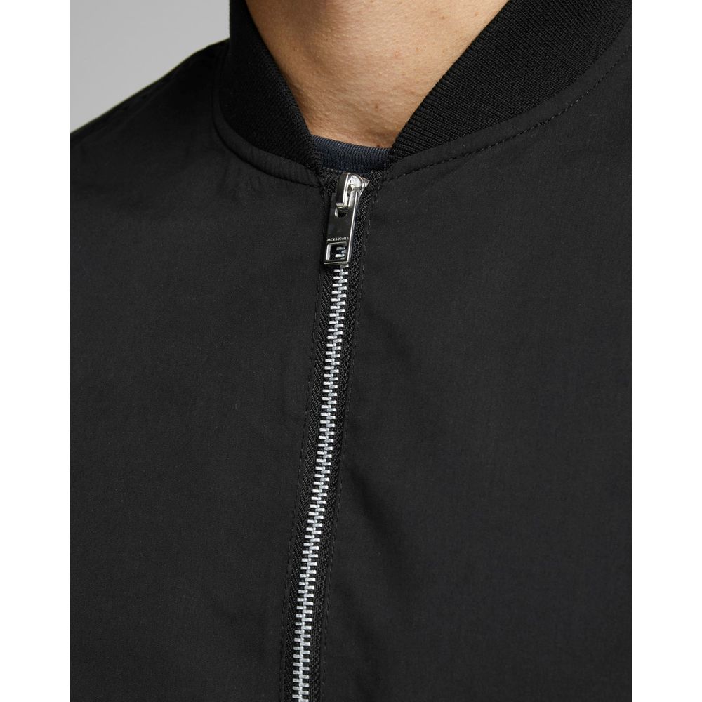 Jack Jones Black Polyester Jackets & Coat