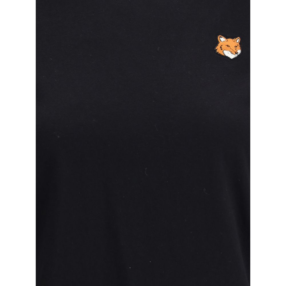 Maison Kitsuné Black Cotton T-Shirt