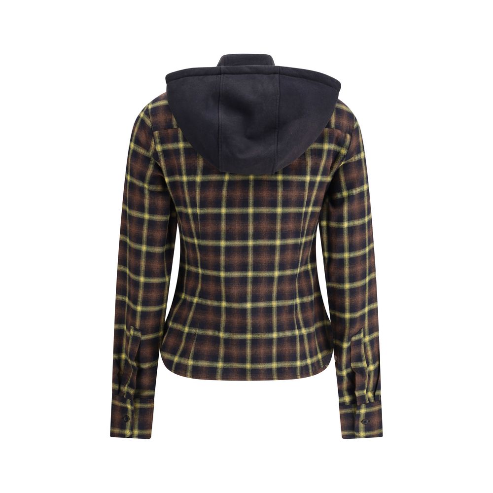 Coperni Brown Cotton Pattern Shirt