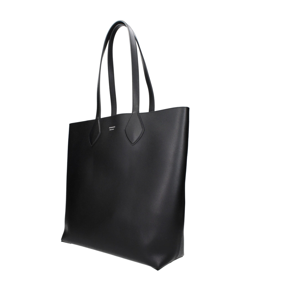 Ferragamo Black Leather Shoulder Bag