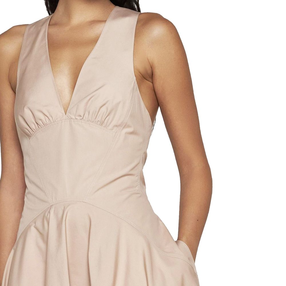 Alaïa Beige Cotton Casual Dress