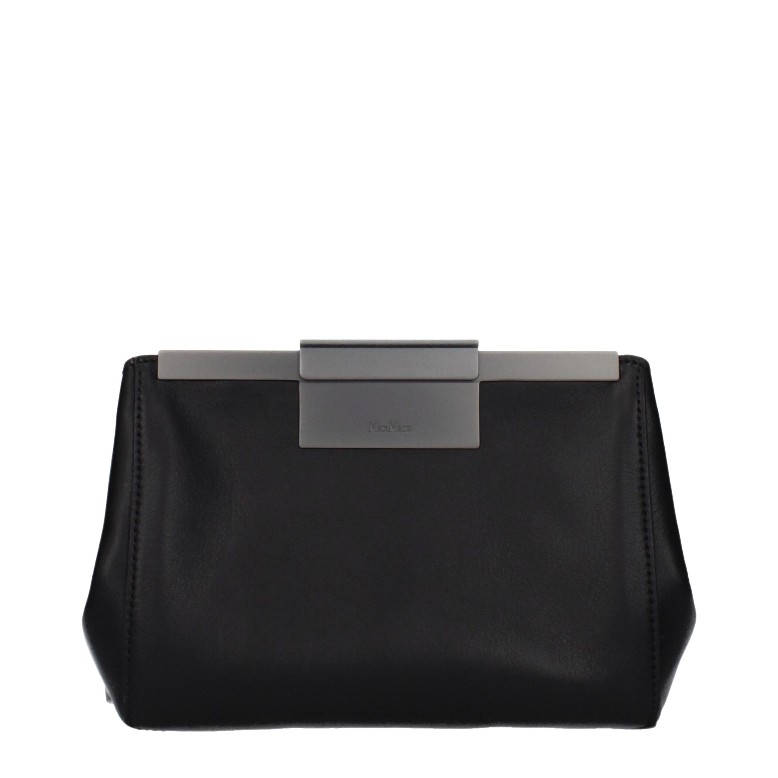 Max Mara Black Leather Crossbody Bag