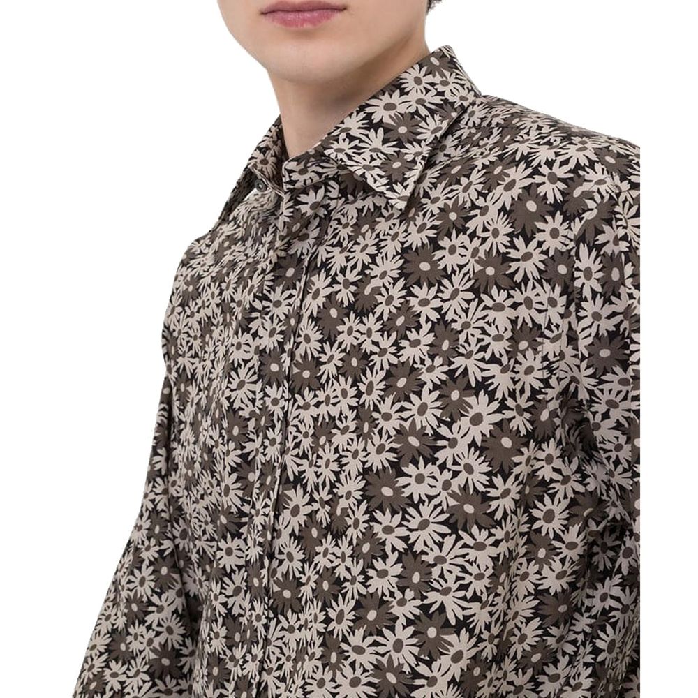 Tom Ford Green Cotton Pattern Shirt