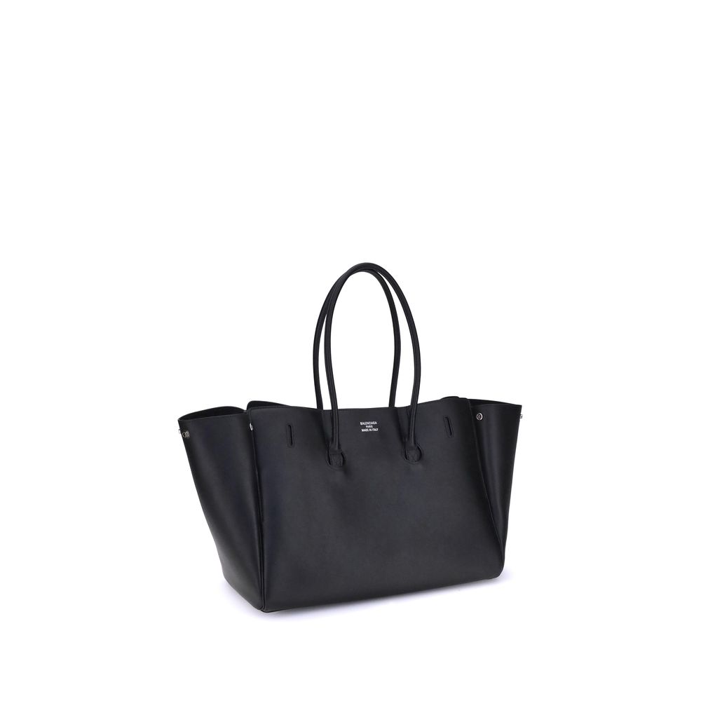 Balenciaga Black Calf Leather Bos Taurus Shoulder Bag