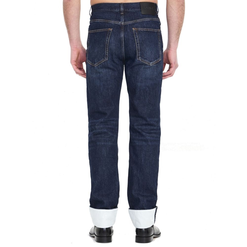 Loewe Blue Cotton Jeans Denim