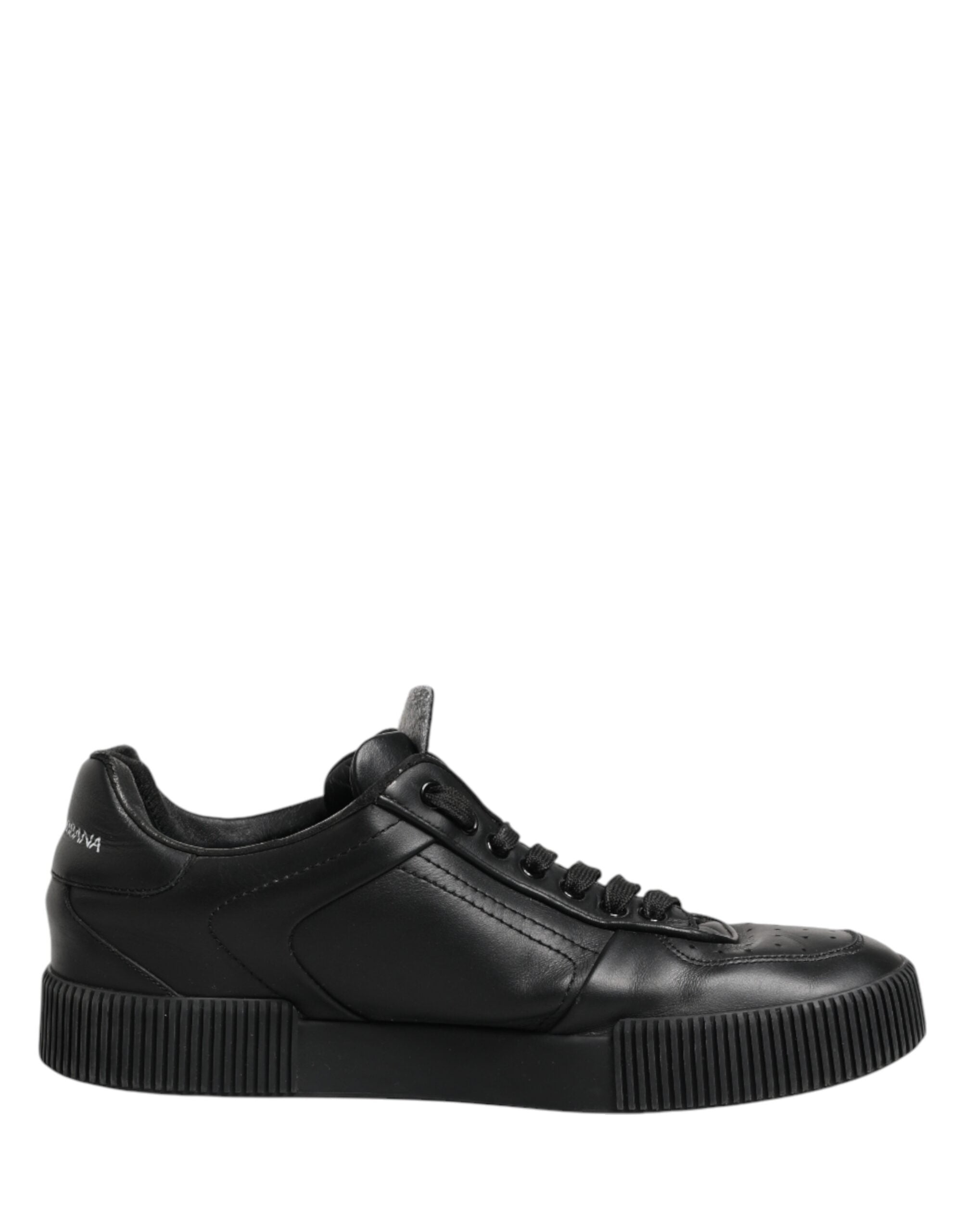 Dolce & Gabbana Black MIAMI Calf Low Top Men Sneakers Shoes