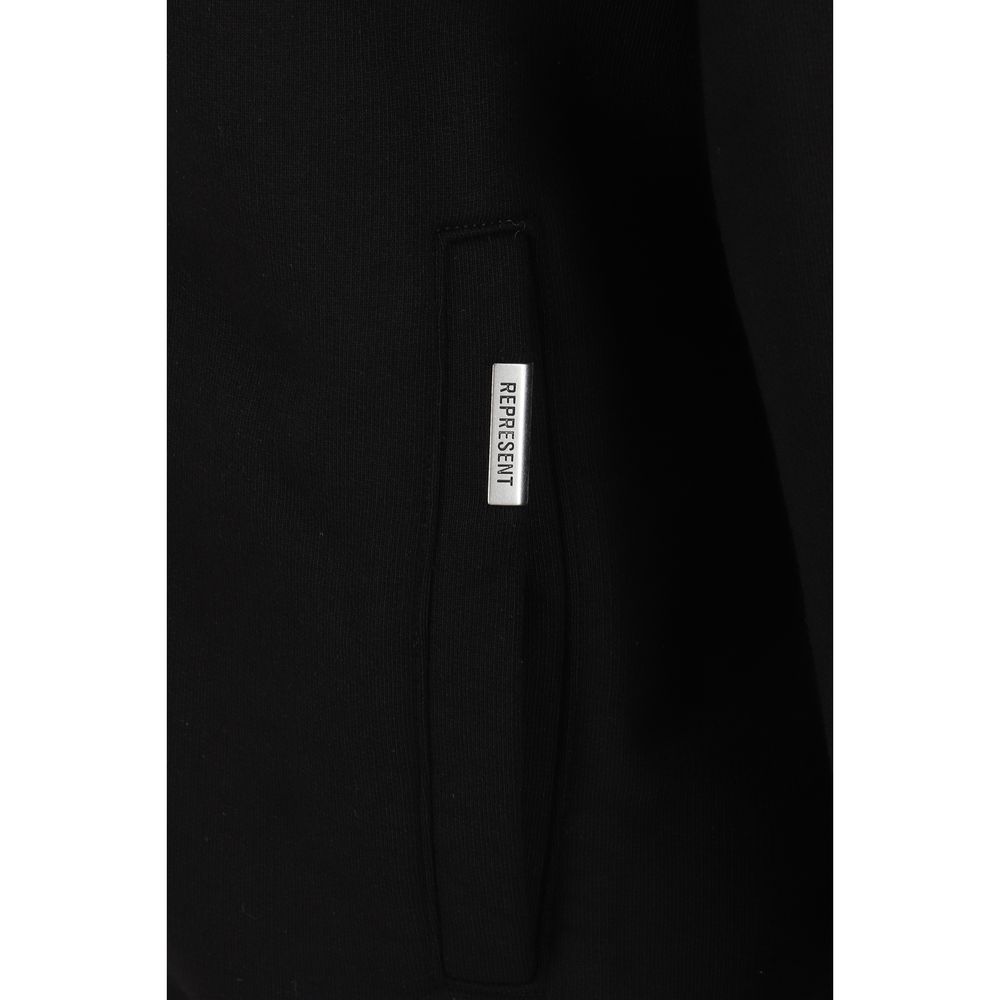 Represent Black Cotton Sweatshirt