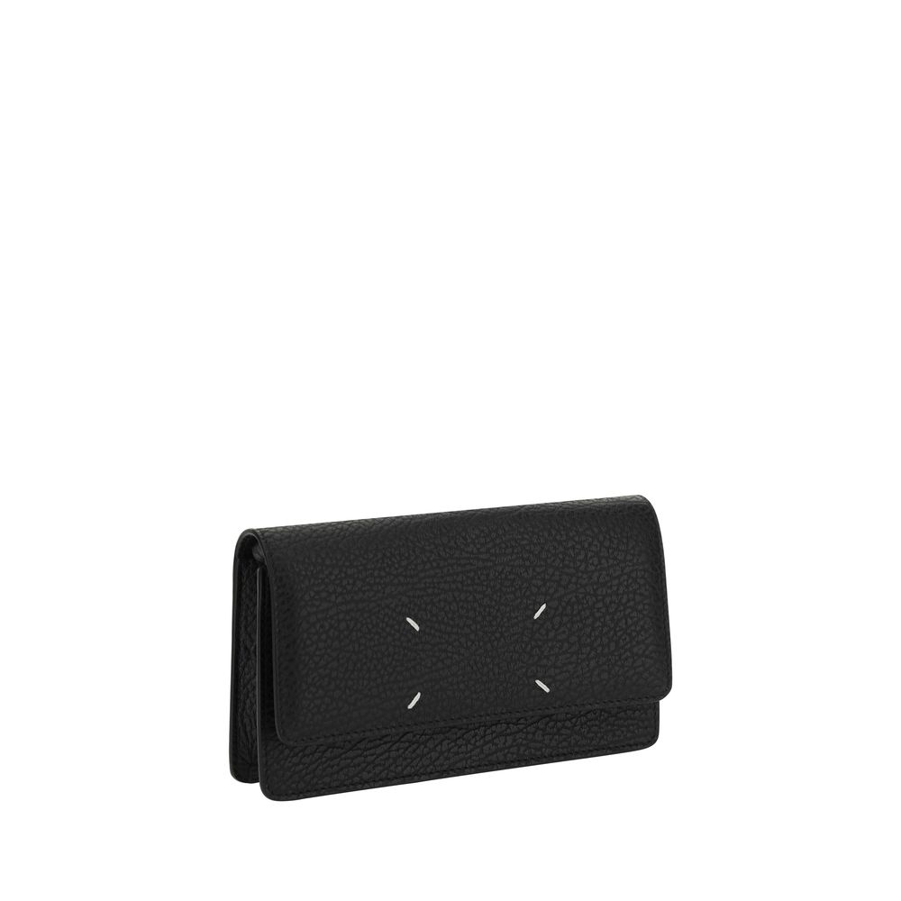 Margiela Black Calf Leather Bos Taurus Wallet