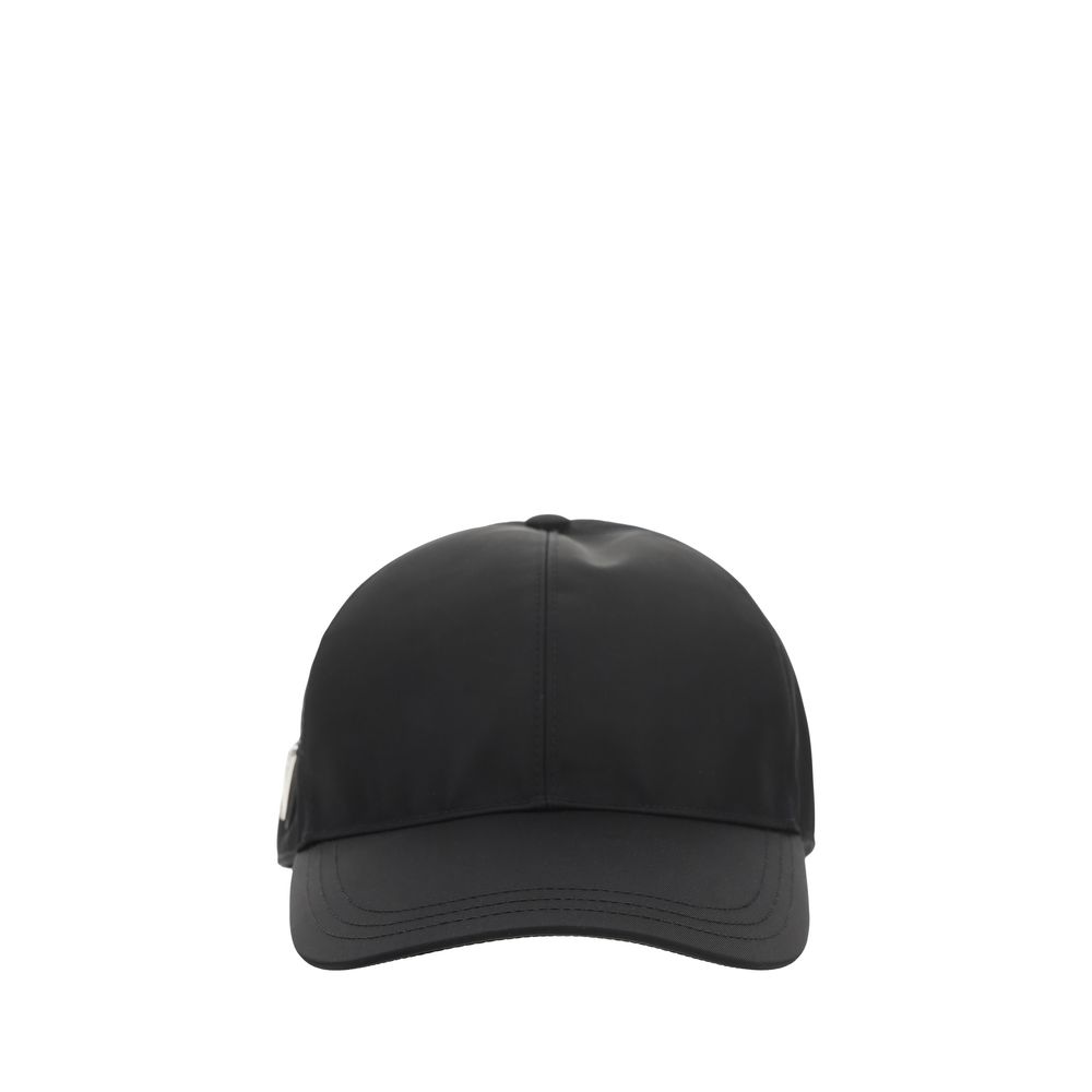 Prada Black Polyamide Cap (Baseball Hat)