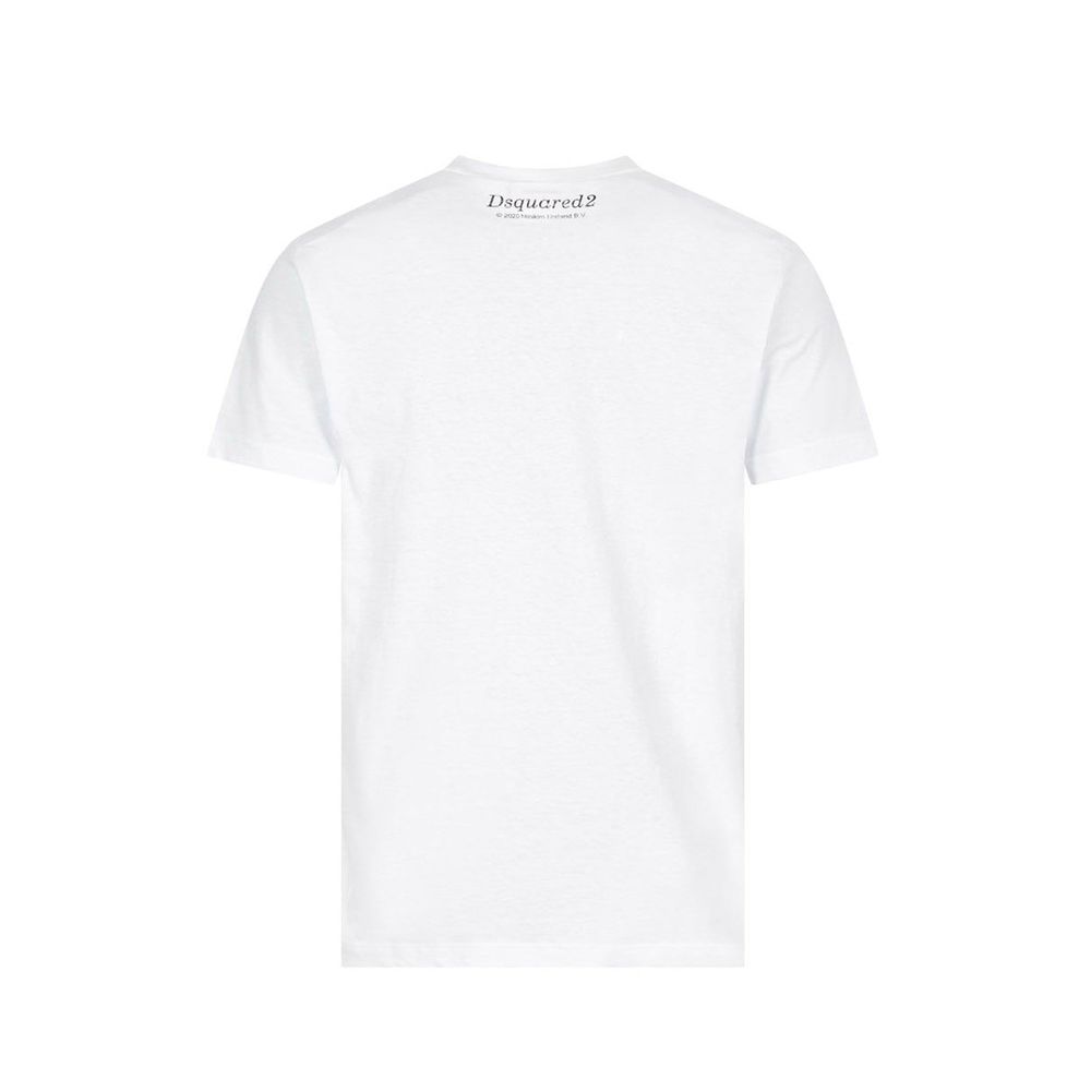 Dsquared² White Cotton T-Shirt