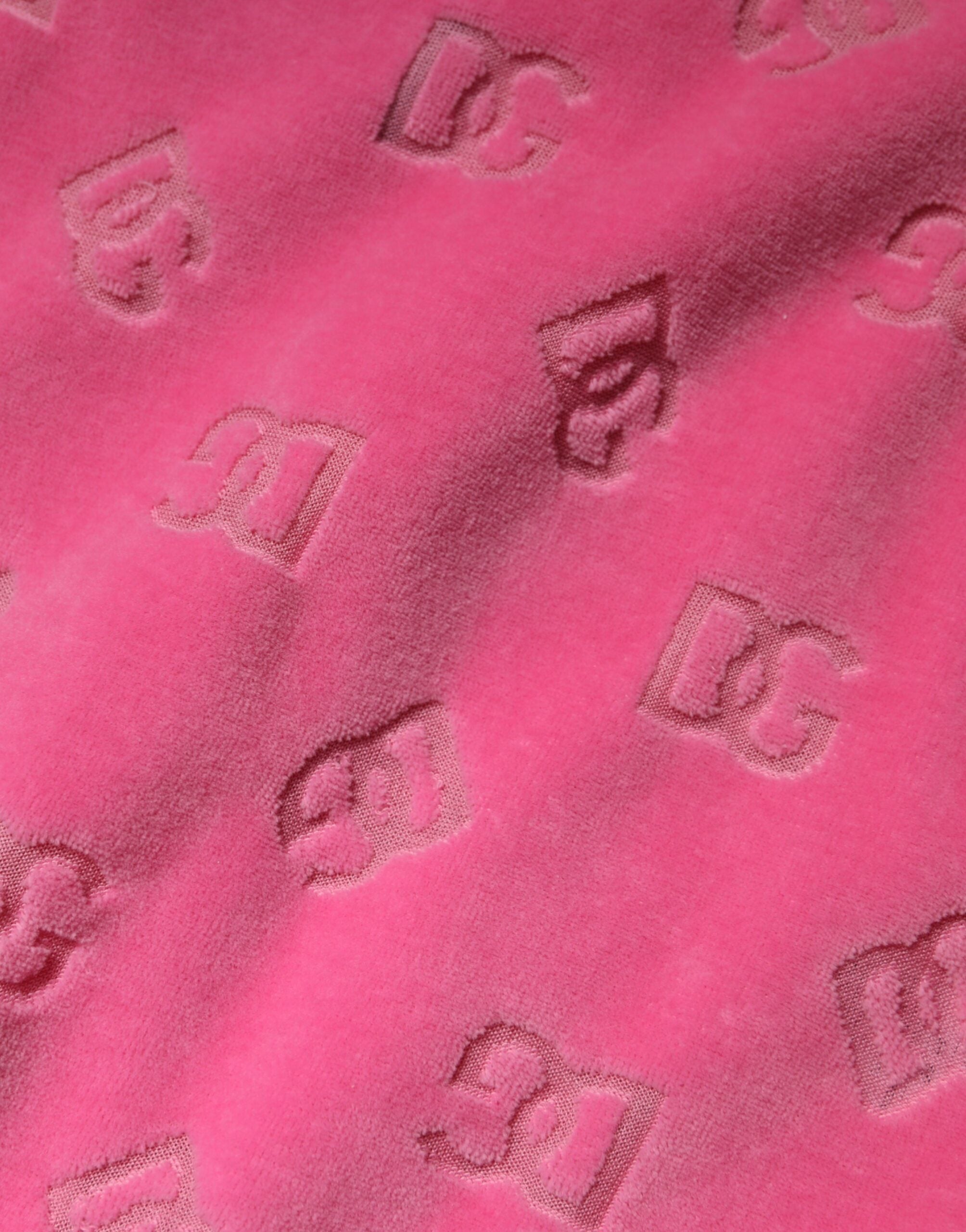 Dolce & Gabbana Pink Logo Monogram Long Sleeve Jumpsuit Dress