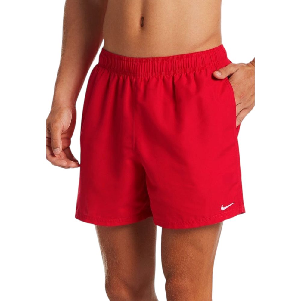 Nike Red Polyester Swim Shorts