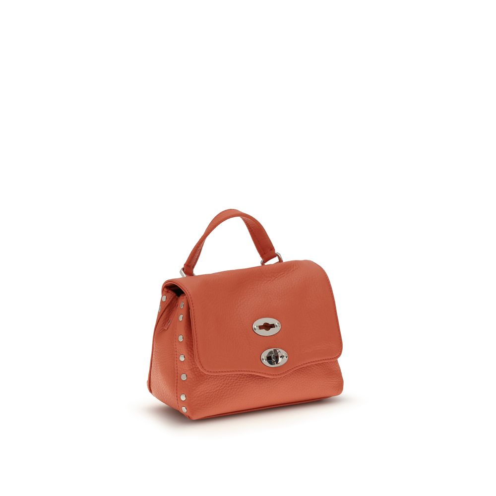 Zanellato Red Calf Leather Bos Taurus Shoulder Bag