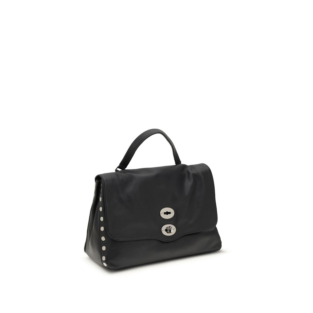 Zanellato Blue Calf Leather Bos Taurus Shoulder Bag