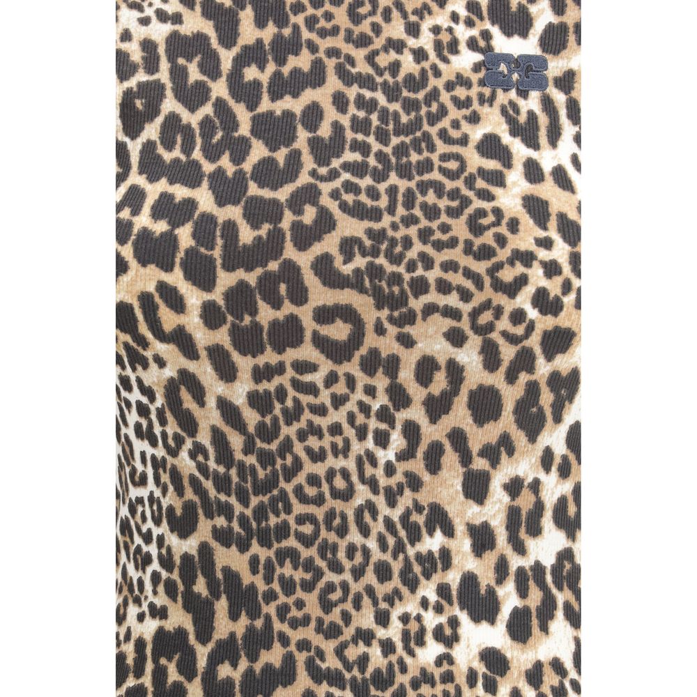 Ganni Multicolor Cotton T-Shirt