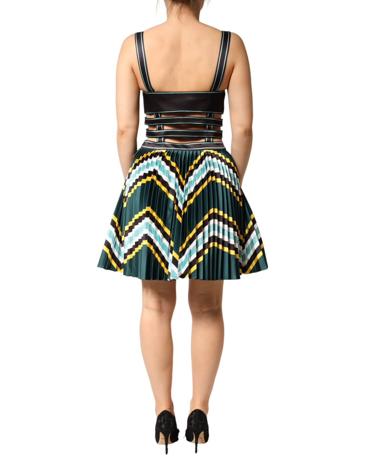 Philosophy di Lorenzo Serafini Multicolor Sleeveless A-line Dress