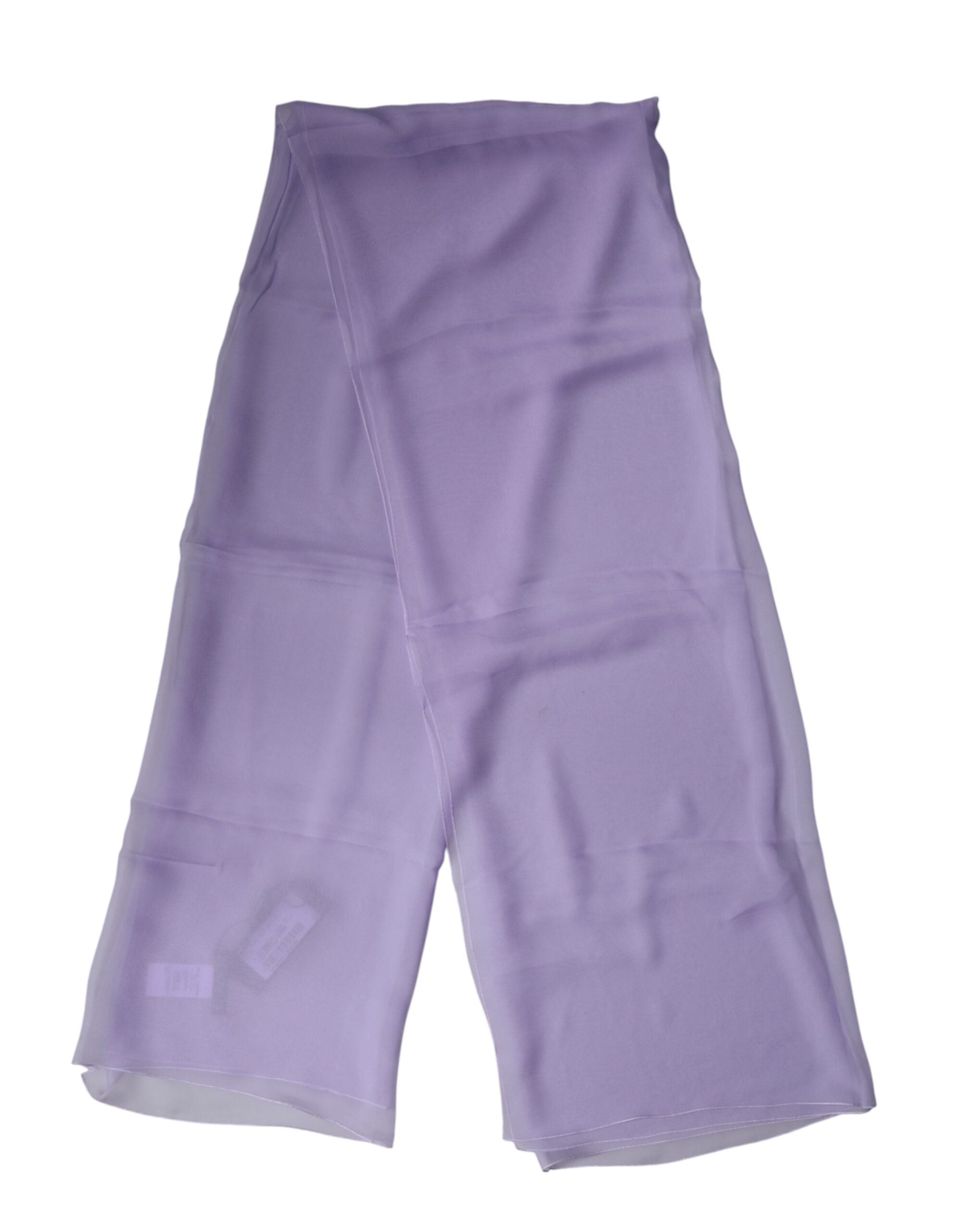 Dolce & Gabbana Purple Stole Silk Neck Wrap Shawl Men Scarf