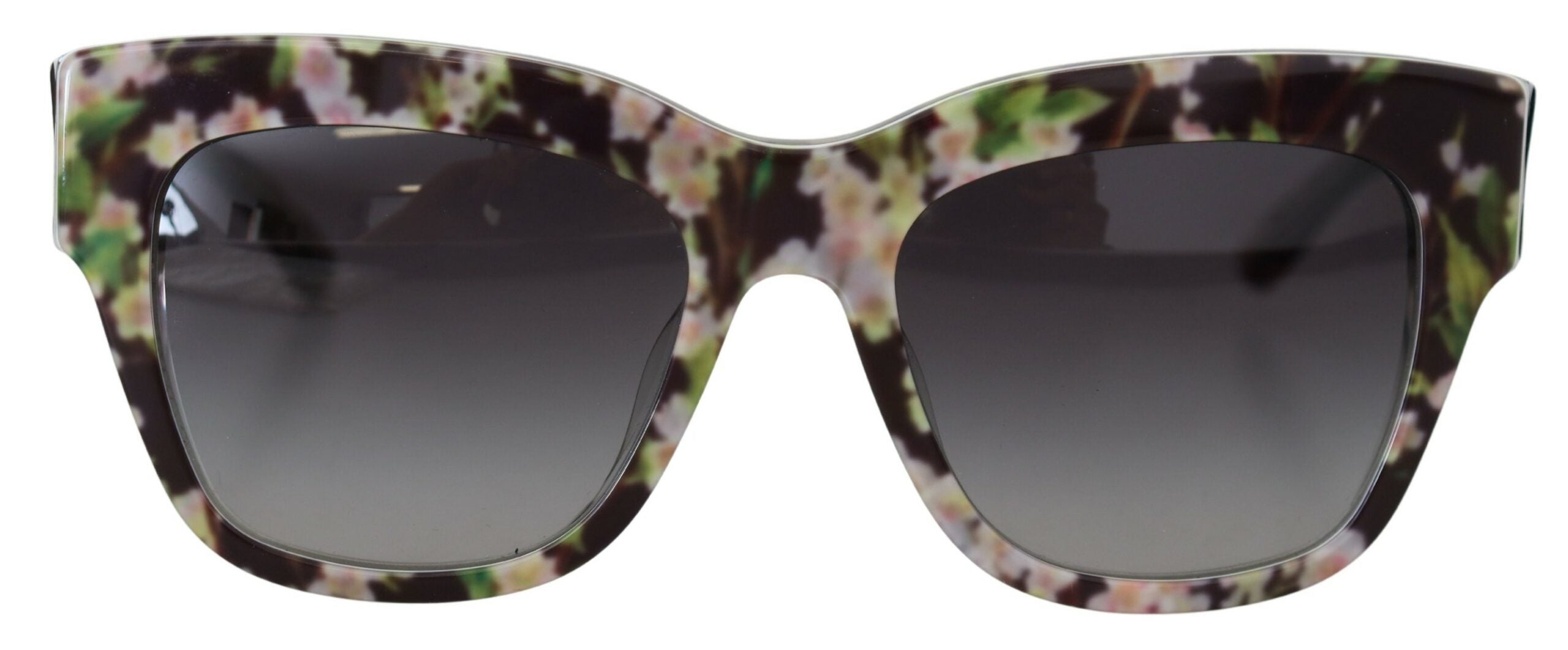 Elegant Black Multicolor Gradient Sunglasses