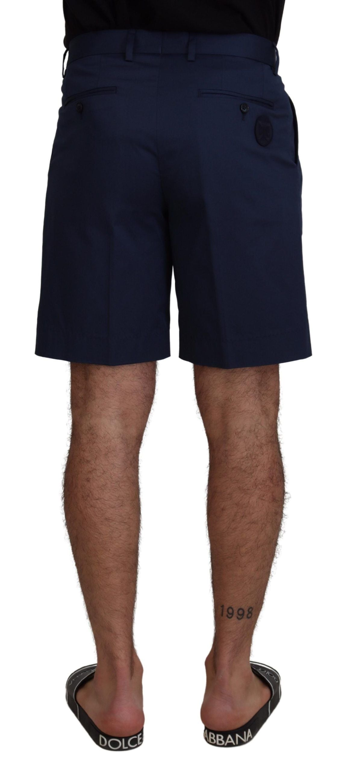 Elegant Blue Chino Shorts – Regular Fit