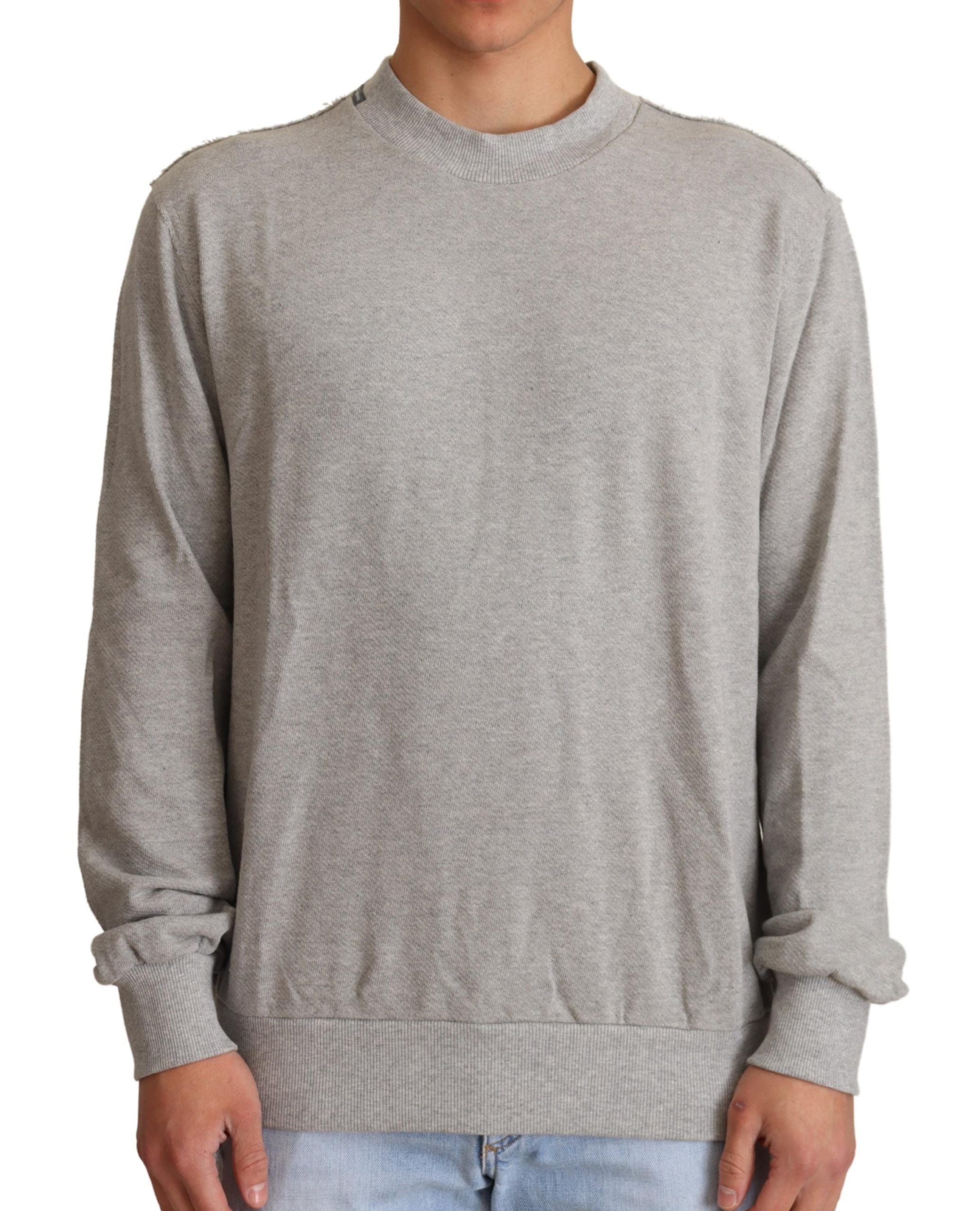 Sophisticated Gray Crewneck Sweater
