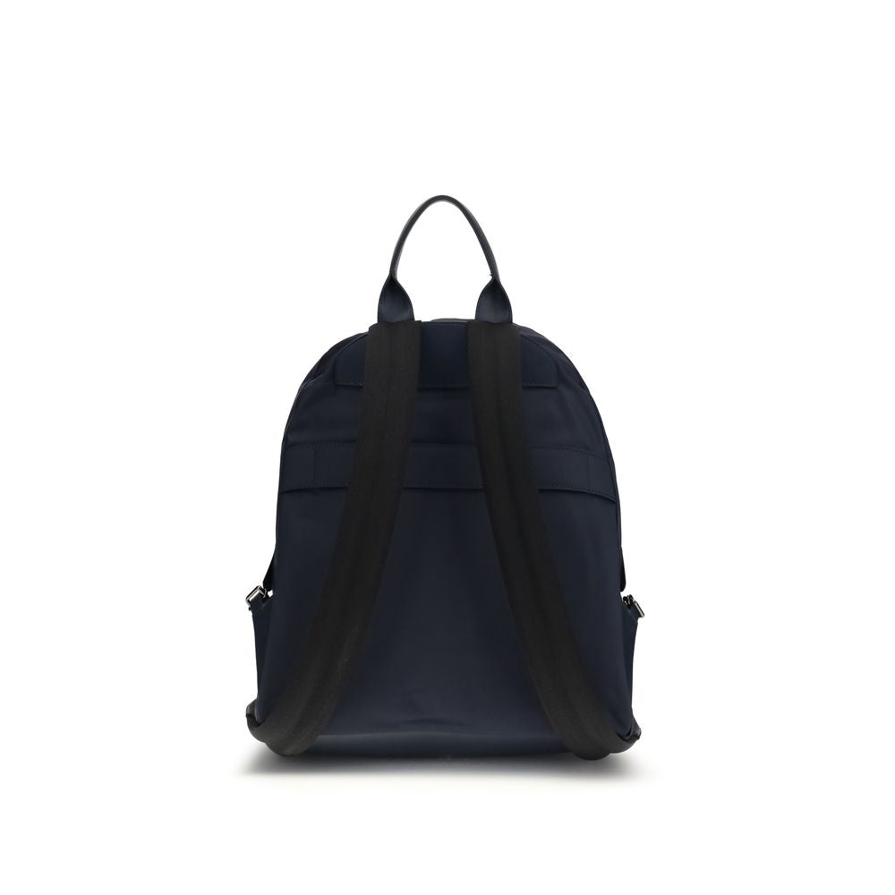 Kiton Blue Fabric Backpack