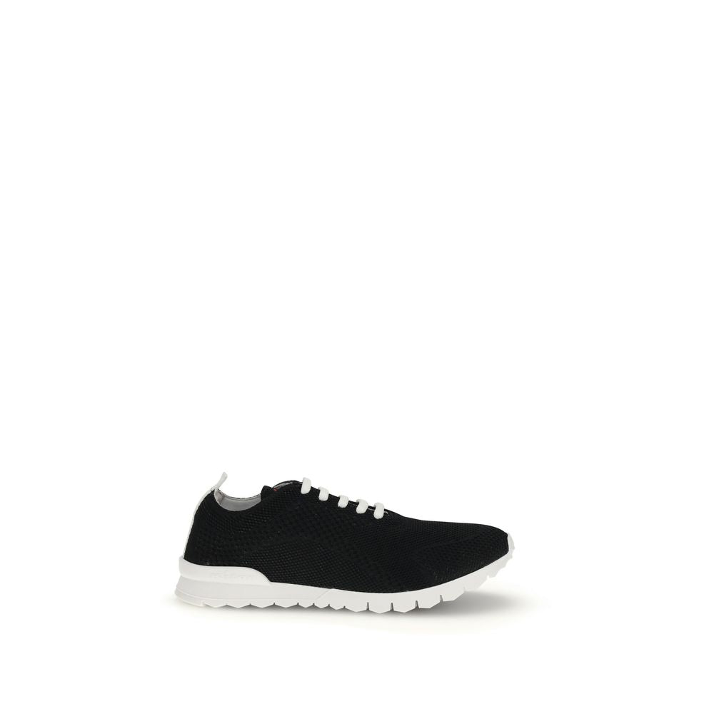 Kiton Black Rubber Athletic Sneakers