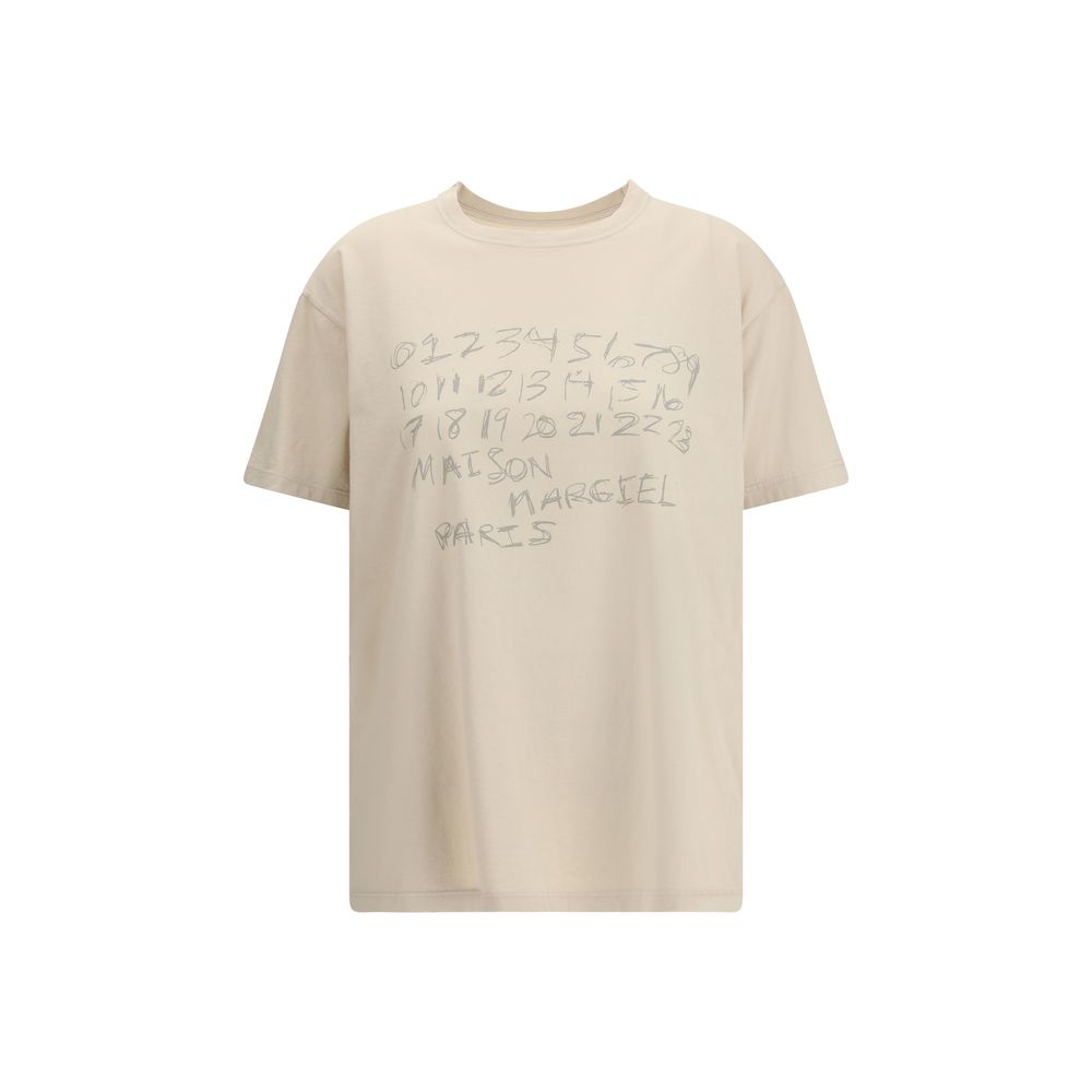 Margiela Beige Cotton T-Shirt