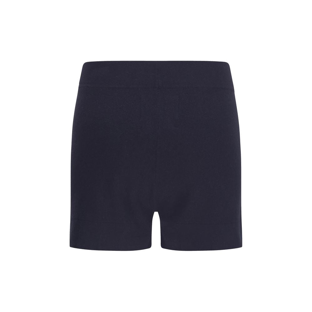 Extreme Cashmere Blue Cotton Bermuda Shorts