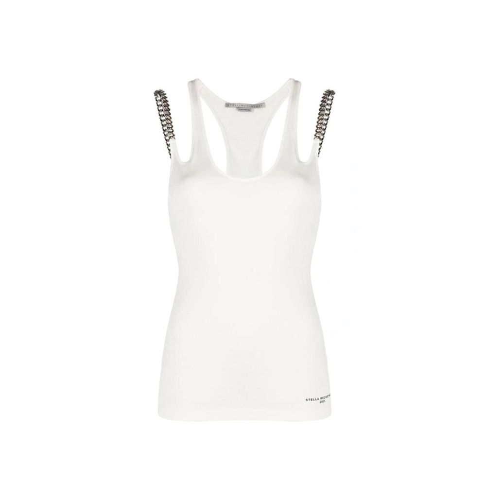 Stella McCartney White Cotton Tank Tops
