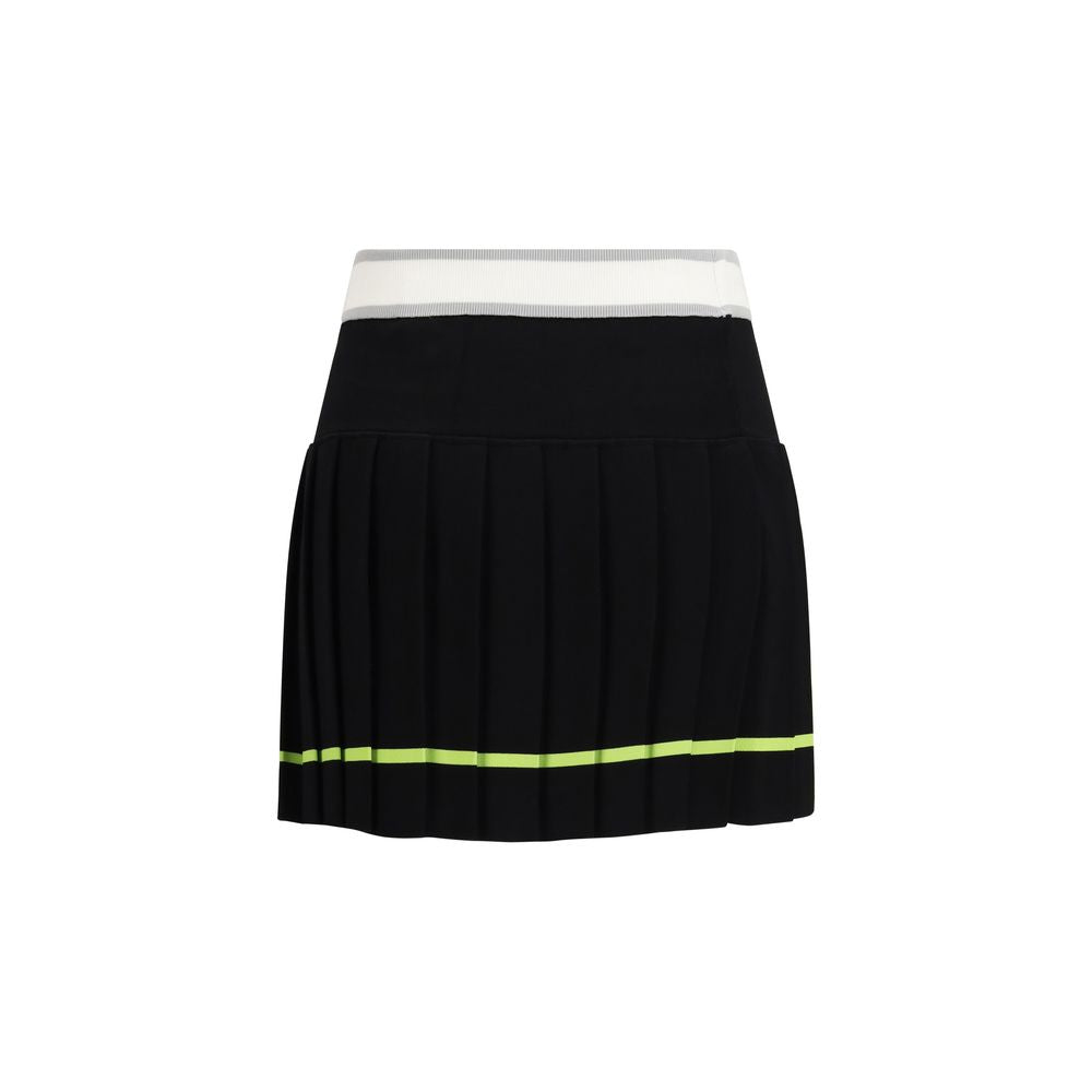 Casablanca Black Viscose Mini Skirt
