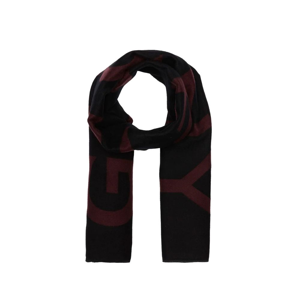 Givenchy Black Virgin Wool Scarf