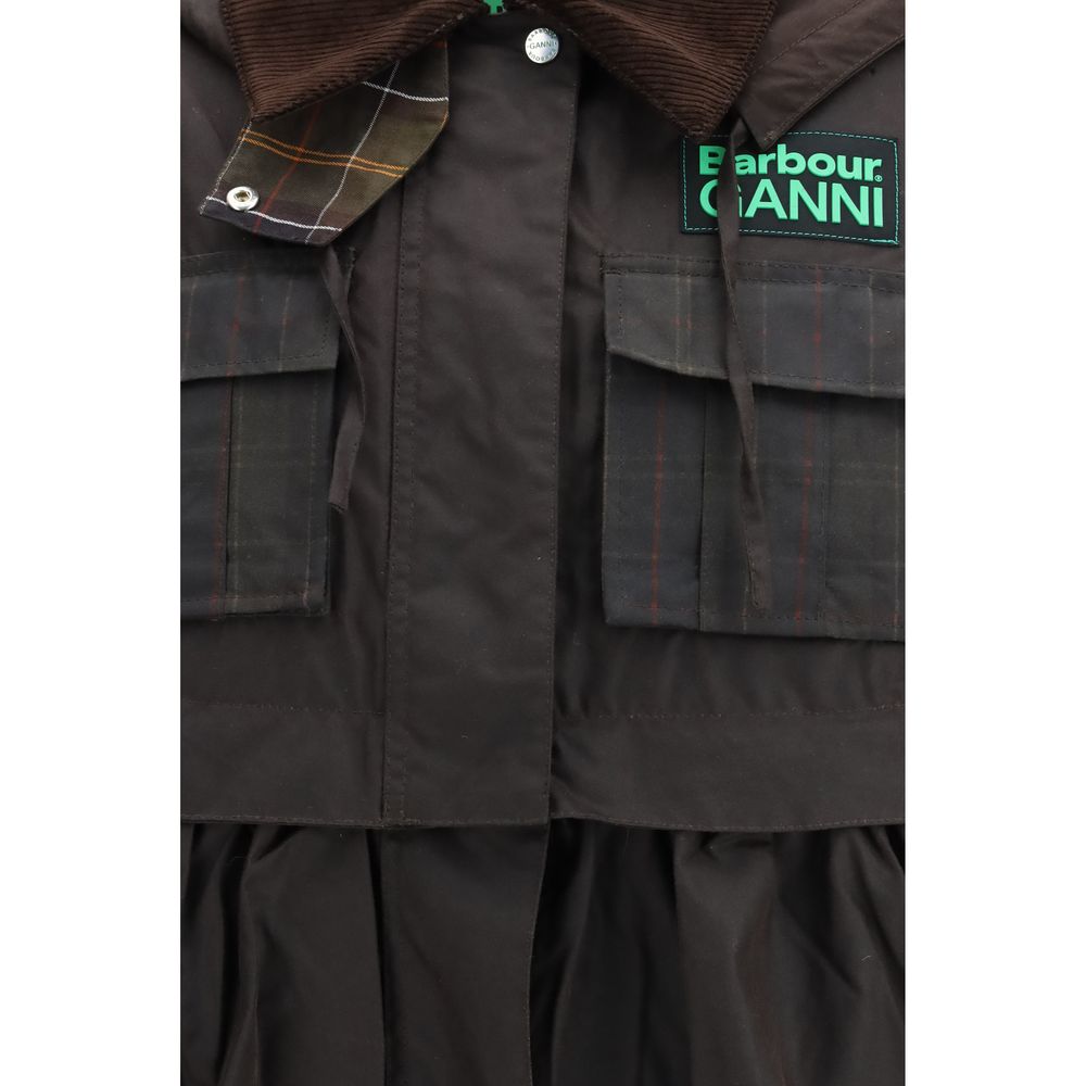 Barbour Brown Cotton Coat