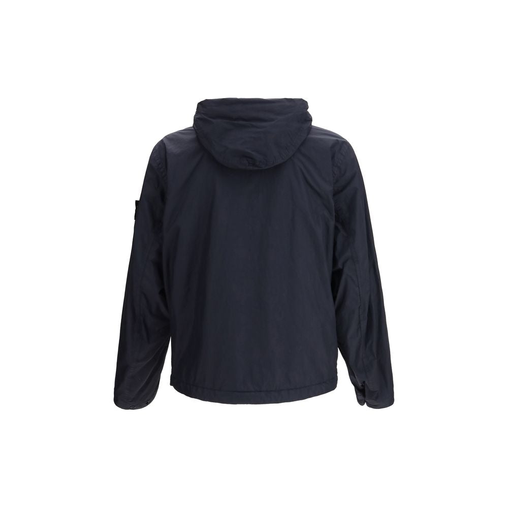 Stone Island Blue Polyamide Shell Jacket