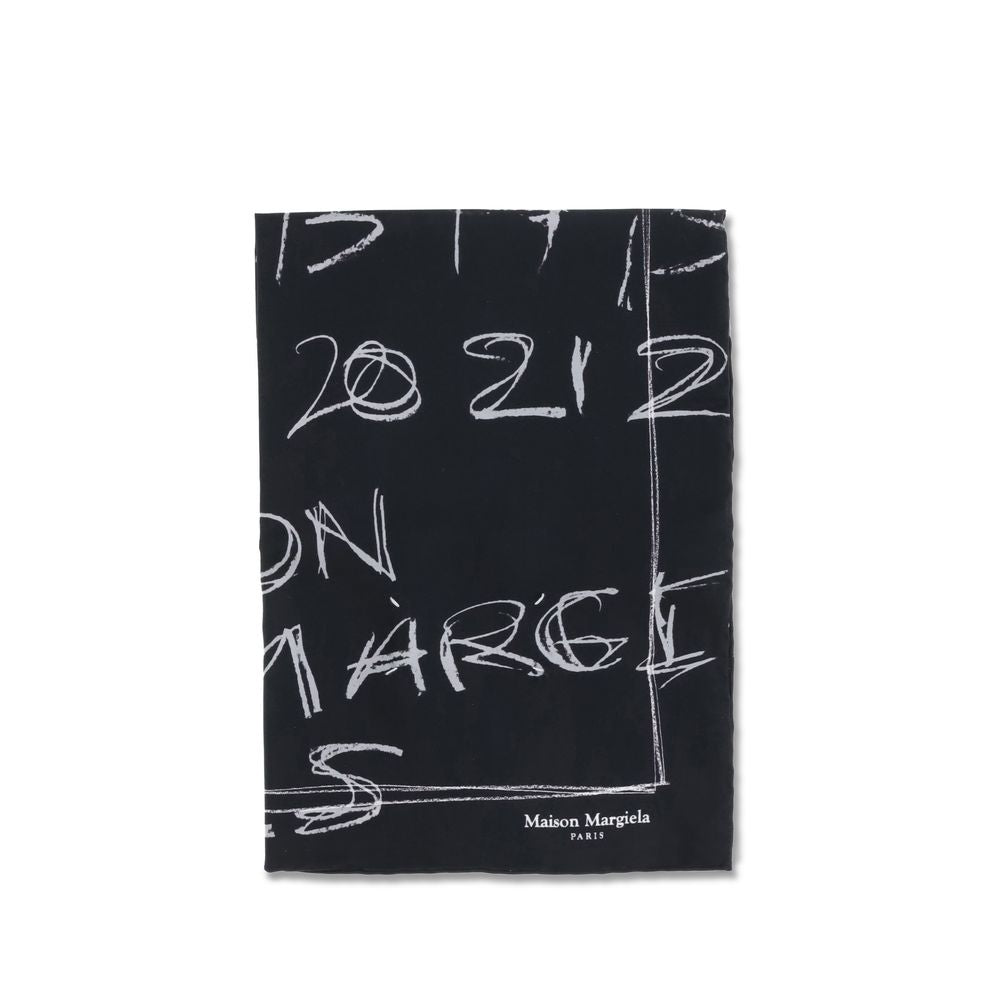 Margiela Black Silk Scarf