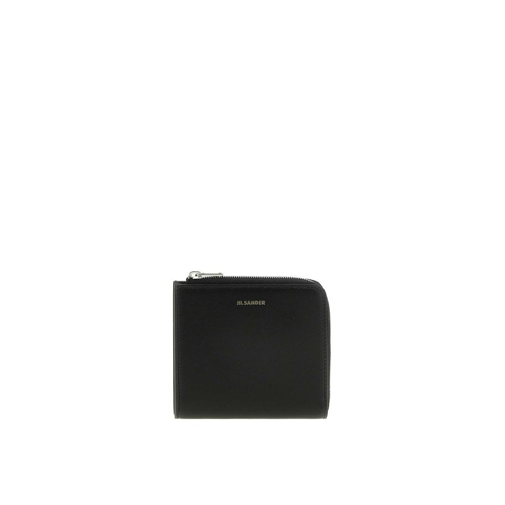 Jil Sander Black Calfskin Wallet