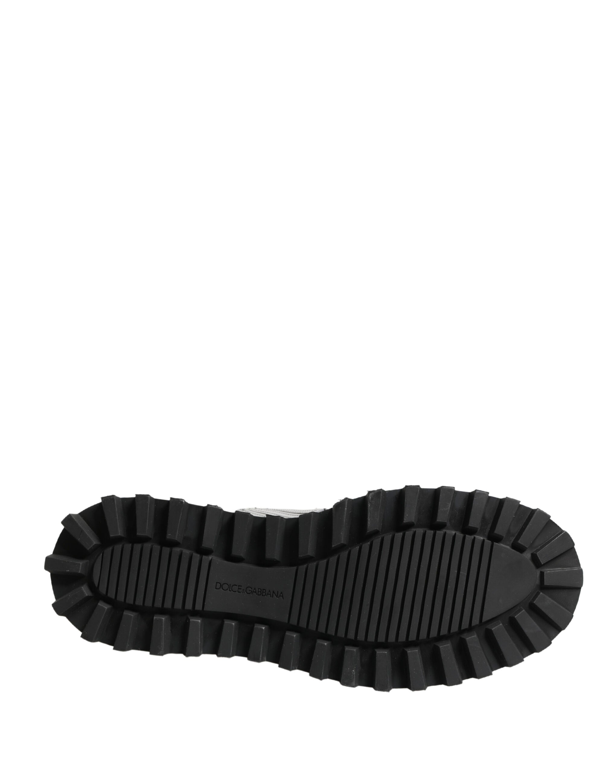 Dolce & Gabbana Gray Leather Logo Plaque Ankle Boots Shoes