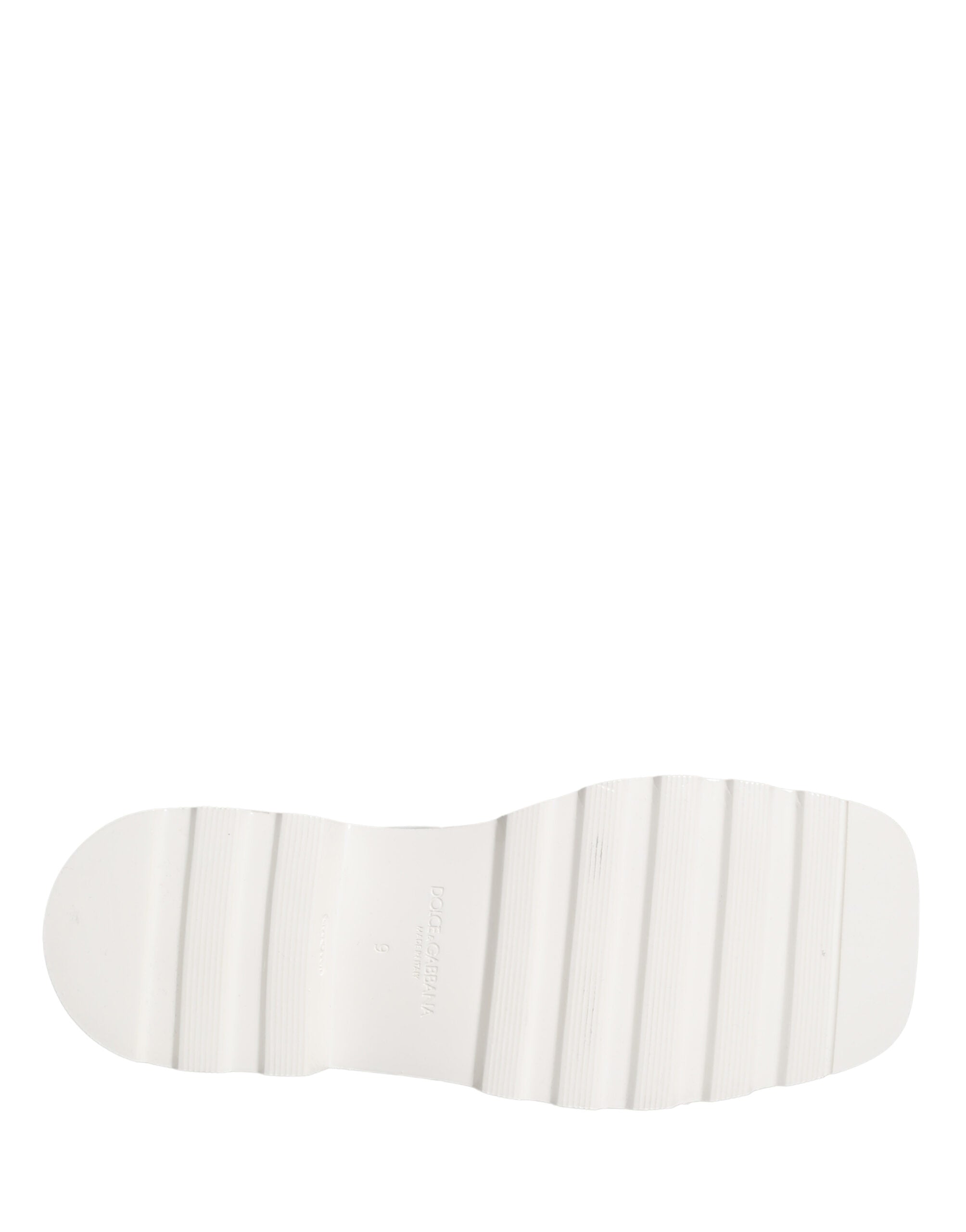 Dolce & Gabbana White Leather Chunky Sole Derby Shoes
