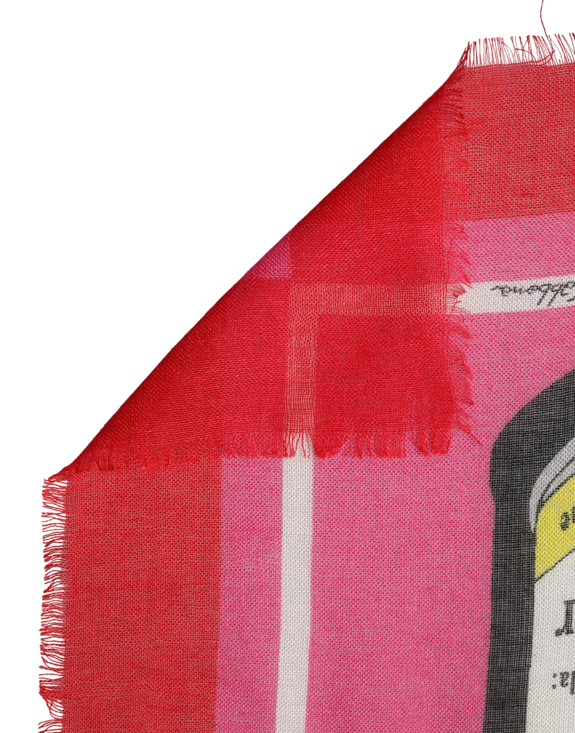 Dolce & Gabbana Pink DG Amore Print Neck Square Shawl 140cm x 140cm Scarf