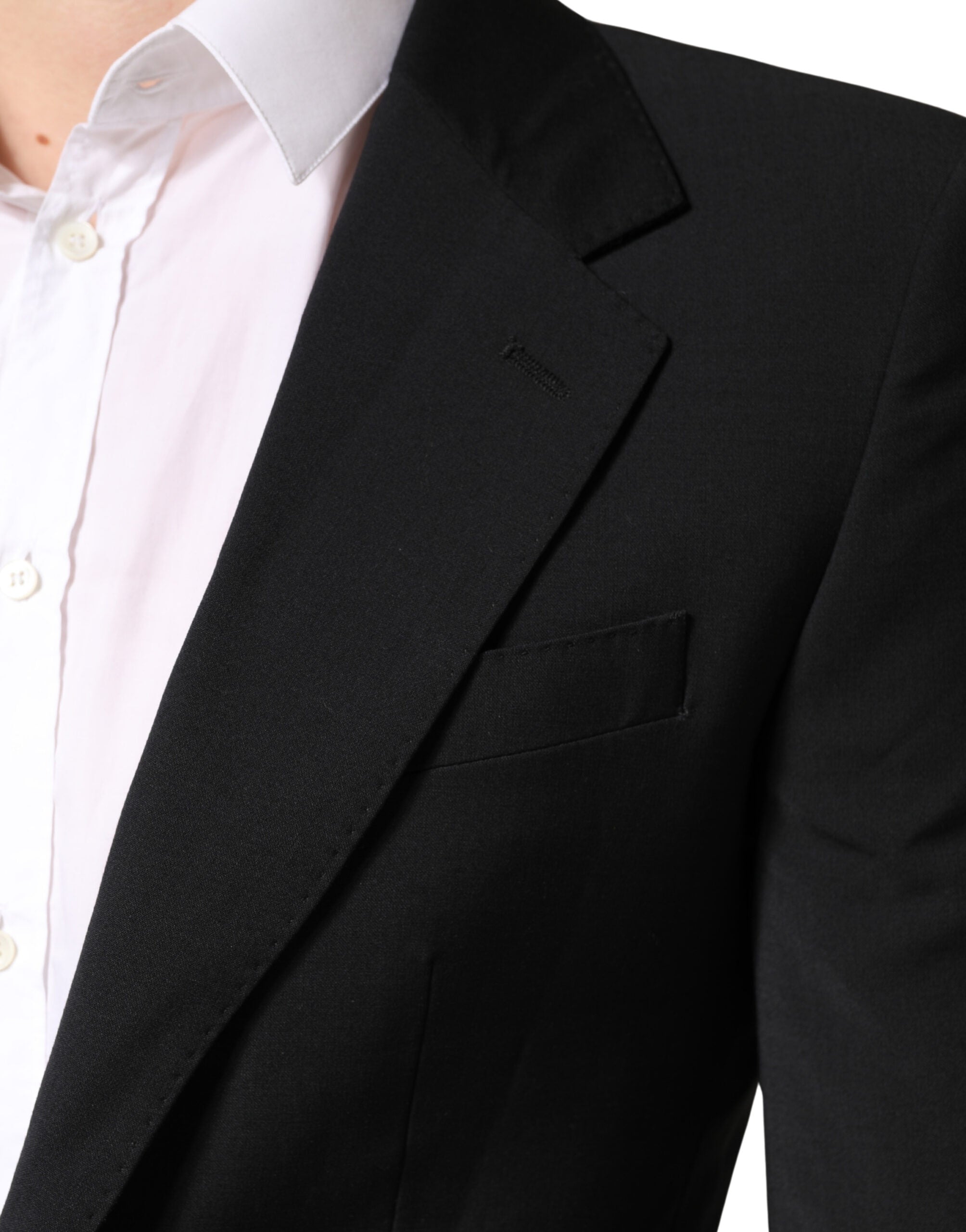 Dolce & Gabbana Black MARTINI Single Breasted Tuxedo Blazer