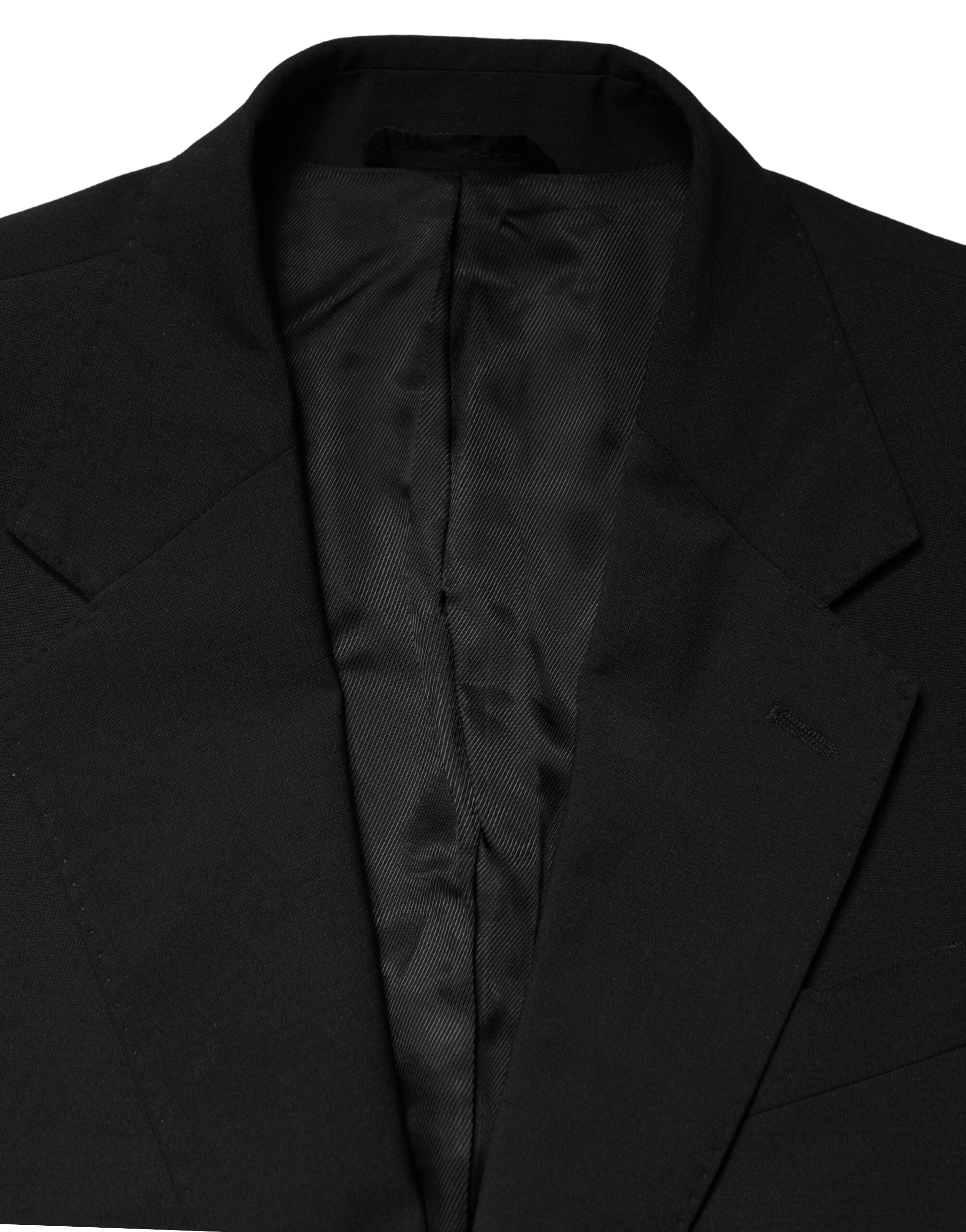 Dolce & Gabbana Black MARTINI Single Breasted Tuxedo Blazer