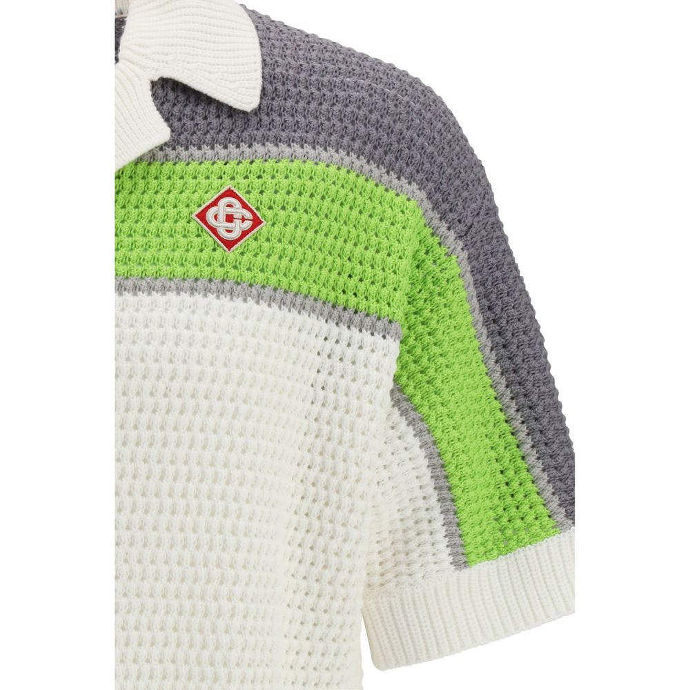 Casablanca White Cotton Shortsleeve Shirt