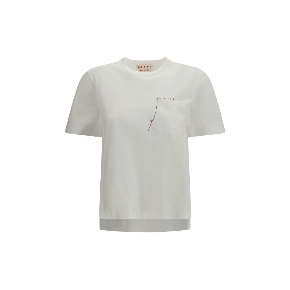 Marni White Cotton T-Shirt