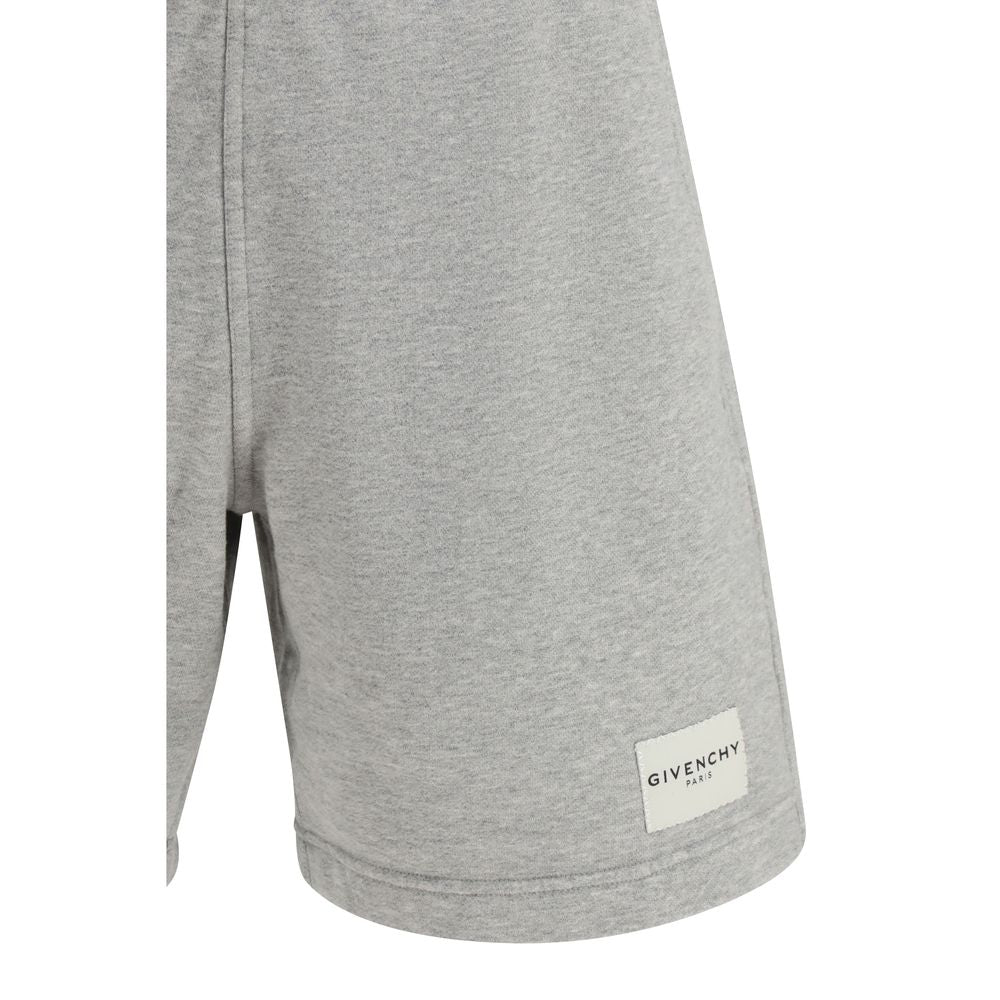 Givenchy Gray Cotton Bermuda Shorts