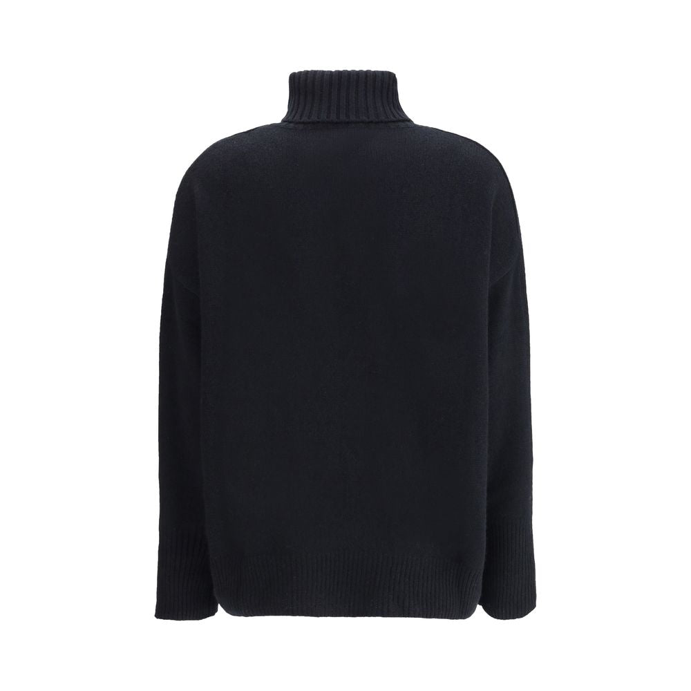 Allude Black Cashmere Sweater