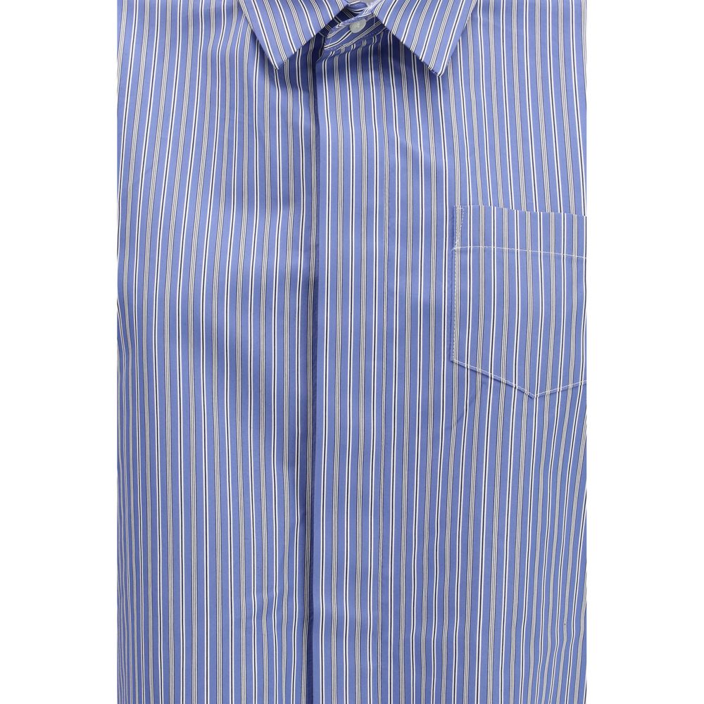 Sacai Blue Cotton Shortsleeve Shirt