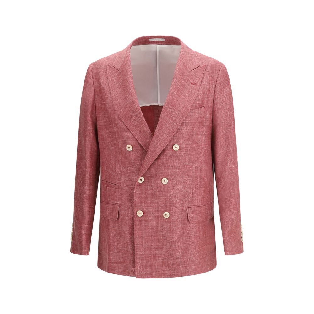 Brunello Cucinelli Multicolor Fleece Wool Jackets And Coat